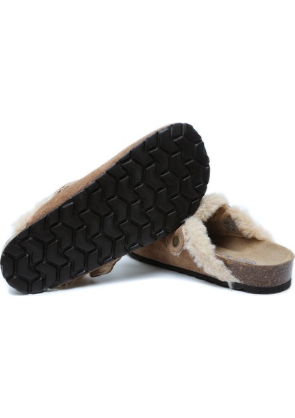 K14207-029SD Kifidis Soft Step Kadın Süet Deri Sabo Mantar Terlik 36-41 modelleri