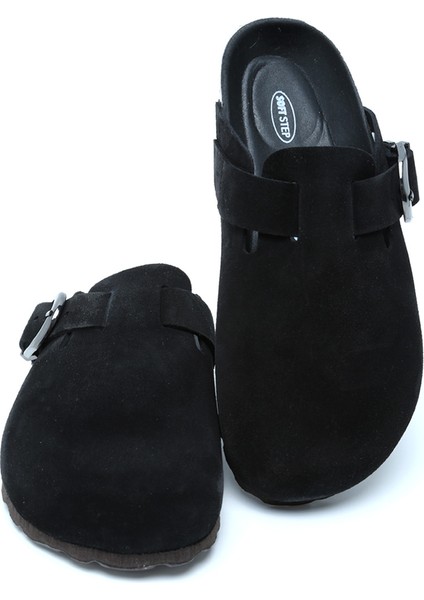 K14616SD Kifidis Soft Step Kadın Süet Deri Sabo Mantar Terlik 36-41