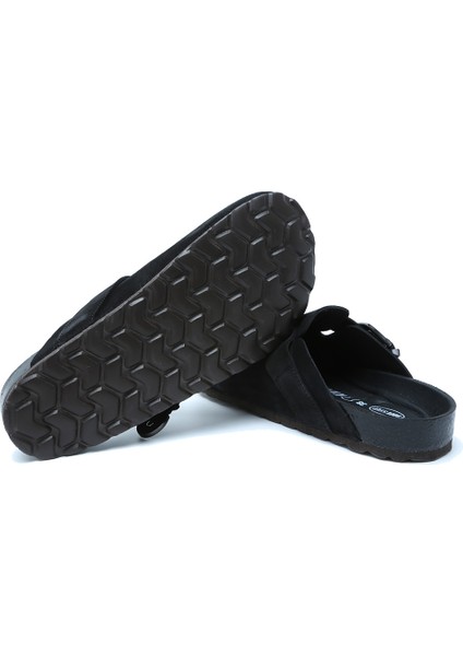 K14616SD Kifidis Soft Step Kadın Süet Deri Sabo Mantar Terlik 36-41