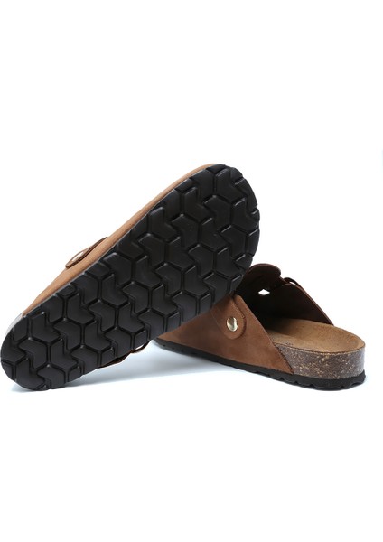 K14653SD Kifidis Soft Step Kadın Süet Deri Sabo Mantar Terlik 36-41