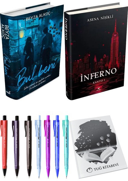 Inferno Kanto I ve Bul Beni Ciltli Beyza Alkoç 2li Set + Hediyeli