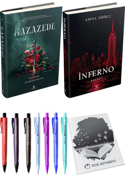 Inferno Kanto I ve Kazazede 2 Ciltli Şevval Demirdöğer 2'li Set + Hediyeli