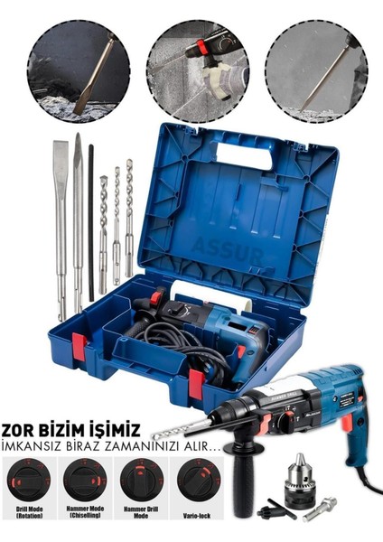 850 W Metal Şanzıman Darbeli Matkap Kırıcı Hilti 2 - 28 mm