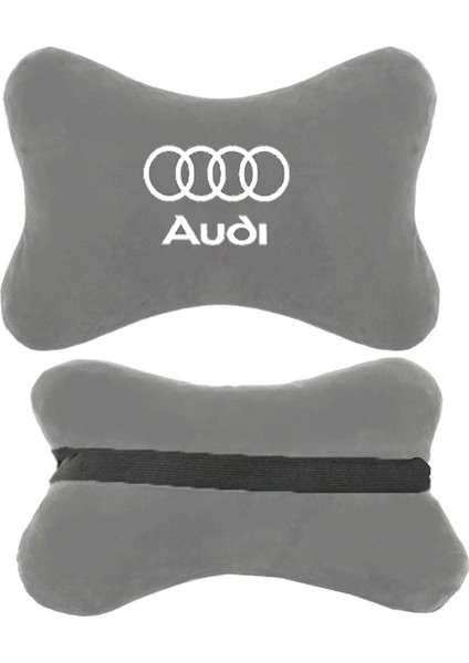 2'li Set Audi Araçlarla Uyumlu Ortopedik Oto Boyun Yastığı