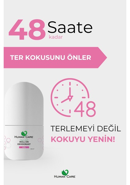 Doğal Roll On Deodorant Gül Kokulu 50 ml fiyatları