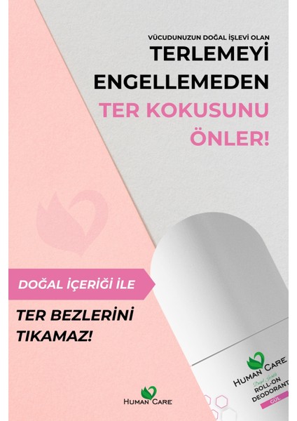 Doğal Roll On Deodorant Gül Kokulu 50 ml modelleri