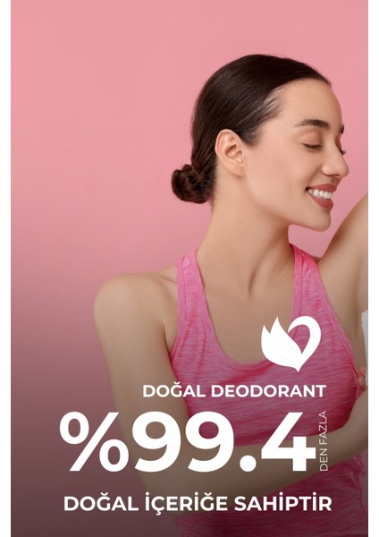 Doğal Roll On Deodorant Gül Kokulu 50 ml fırsatları