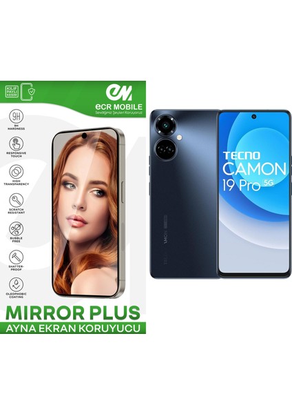 Tecno Camon 19 Pro Esnek Ayna(Mirror) 9h Nano Ekran Koruyucu