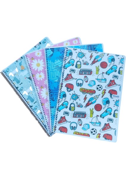 96 Yaprak A4 Kareli Defter 2 Adet
