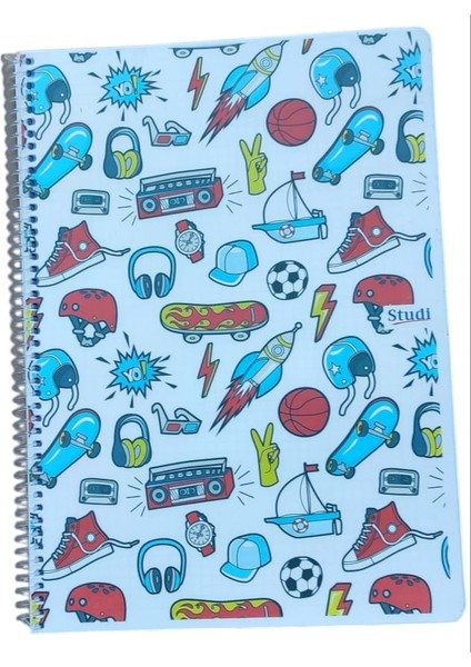 96 Yaprak A4 Kareli Defter 2 Adet