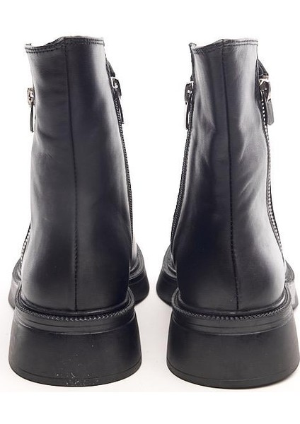 Deri Fermuarlı Kadın Bot fırsatları