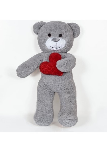 Peluşçu Dayı 50 cm Kalpli Peluş Sevimli Ayıcık fiyatları