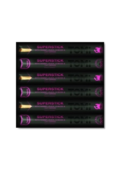 Kedi Stick Tavşan Ördek ve Peynirli 6lı 5x6gr 30gr