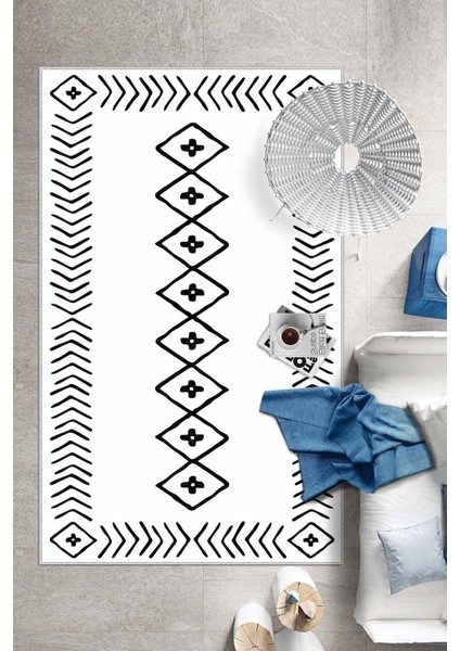 Yıkanabilir Yumuşak Süngerli Kolay Temizlenir Kaymaz Pamuk Taban Dijital Baskılı Koridor Mutfak Halı fırsatları