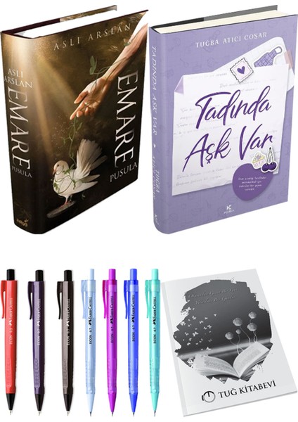 Tadında Aşk Var Ciltli ve Ölümcül Cesaret Yemini Ciltli Brigid Kemmerer 2'li Set + Hediyeli