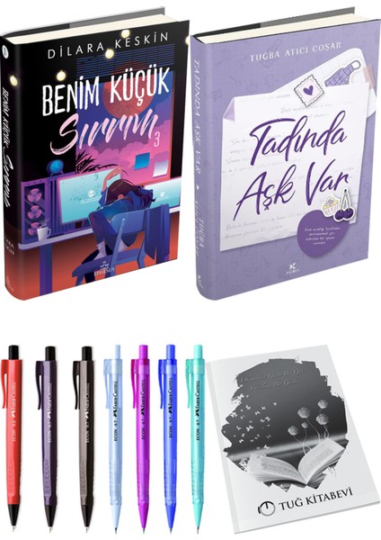 Tadında Aşk Var Ciltli ve Serçeyi Öldürmek Ciltli Dilan Durmaz 2li Set + Hediyeli