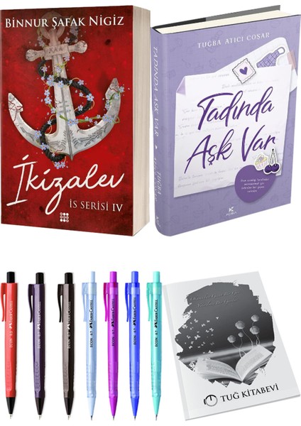 Tadında Aşk Var Ciltli ve Varislerin Oyunu Ciltli Adora Yağmur 2li Set + Hediyeli