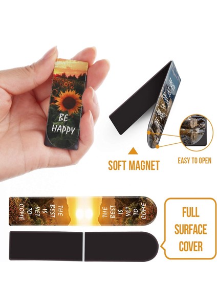1 Adet Manyetik Kitap Ayracı, Ilham Verici Alıntılar, Manyetik Ayraç, Sayfa Klipsi, Pozitif Ayraç, Kişiselleştirilmiş, Manzara Kitap Imleri, Öğrenciler, Öğretmenler, Okul, Ofis Için modelleri