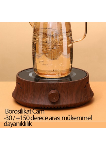 Yağ Sirke Şişesi Borosilikat Cam 1000 ml A.verbrugge Design 720945