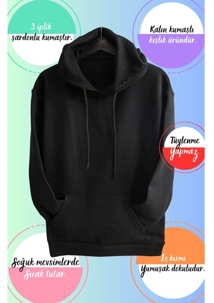 Oversize Simli Görünümlü Kalp Içinde Barbie Yazılı Kapüşonlu Sweatshirt Kadın Barbie Baskılı Hoodie