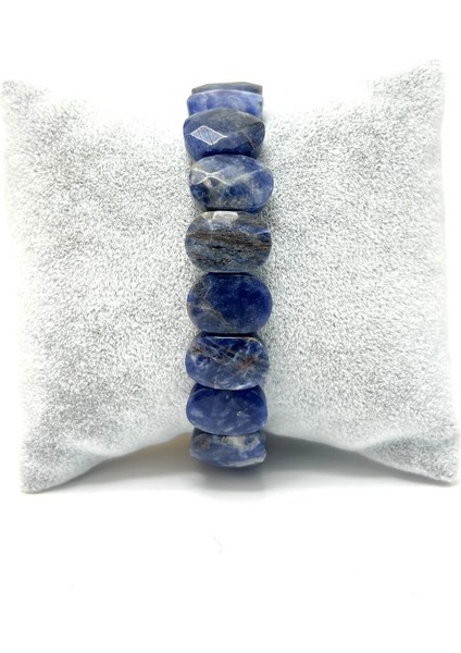 Sertifikalı Sodalit Doğal Taş Roleks Bileklik modelleri