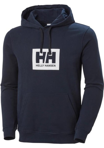 Helly Hansen Box Hoodie Kapişonlu Lacivert Sweatshirt