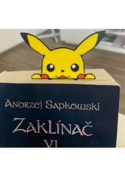 Pikachu Kitap Ayracı - Çocuk ve Yetişkin Için Pokémon Temalı Hediye