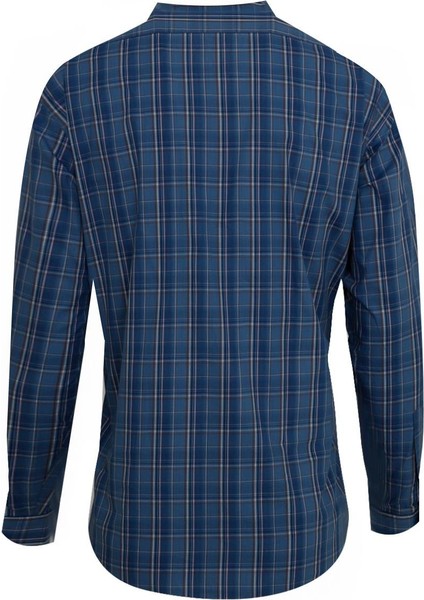 Mavi Comfort Fit Uzun Kol Gömlek