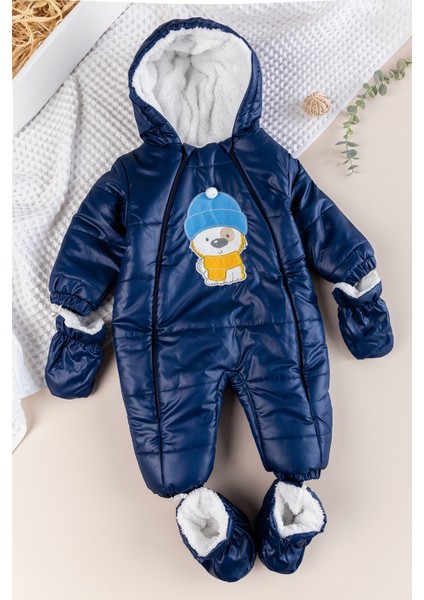 Peluş Astarlı Kız Erkek Ebek Astronot Tulum
