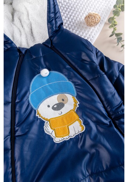 Peluş Astarlı Kız Erkek Ebek Astronot Tulum