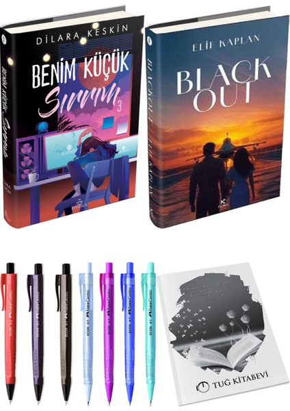 Blackout Ciltli ve Ephesus Benim Küçük Sırrım 3 Ciltli Dilara Keskin 2'li Set + Hediyeli