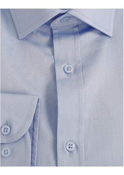 Mavi Slim Fit Uzun Kol Gömlek modelleri