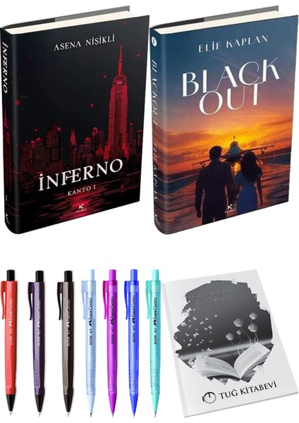 Blackout Ciltli ve Inferno Kanto I Ciltli Asena Nişikli 2'li Set + Hediyeli