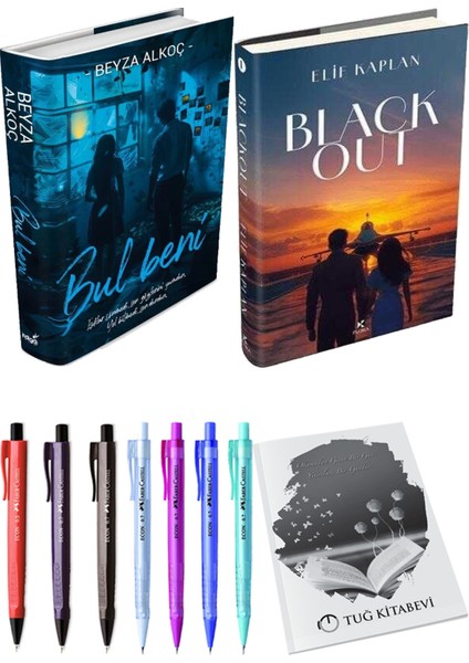 Blackout Ciltli ve Bul Beni Ciltli Beyza Alkoç 2li Set + Hediyeli