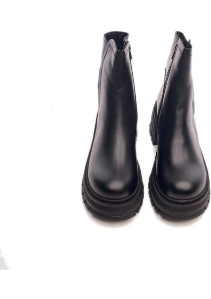 Deri Fermuarlı Kadın Bot modelleri