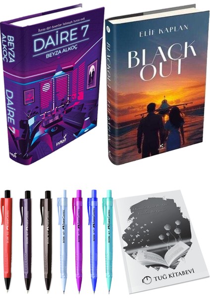 Blackout Ciltli ve Daire 7 Ciltli Beyza Alkoç 2li Set + Hediyeli