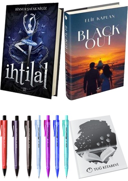 Blackout Ciltli ve İhtilal 1 Zelzele Ciltli Binnur Şafak Nigiz 2'li Set + Hediyeli