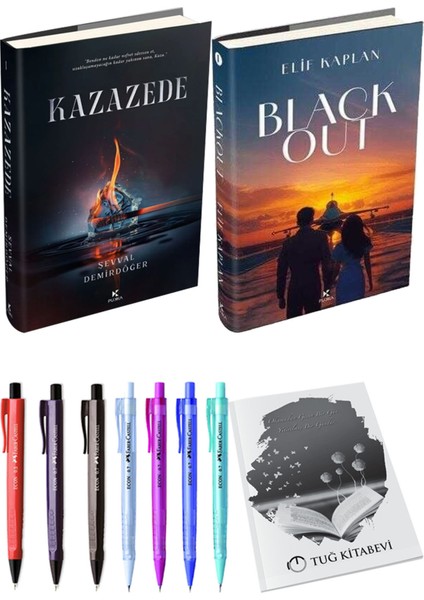 Blackout Ciltli ve Kazazede 1 Ciltli Şevval Demirdöğer 2'li Set + Hediyeli