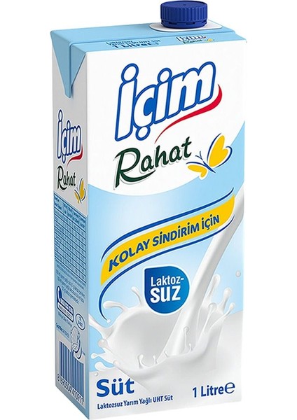 Içim Laktozsuz Süt (1 L) X4 Adet