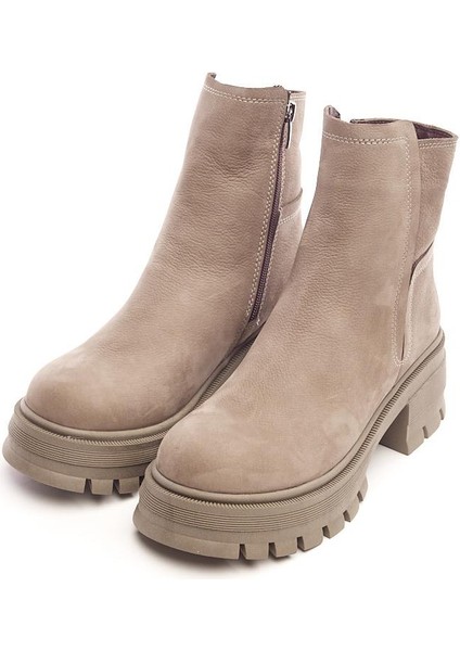 Deri Fermuarlı Kadın Bot fiyatları