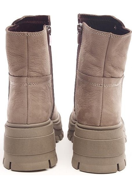 Deri Fermuarlı Kadın Bot fırsatları