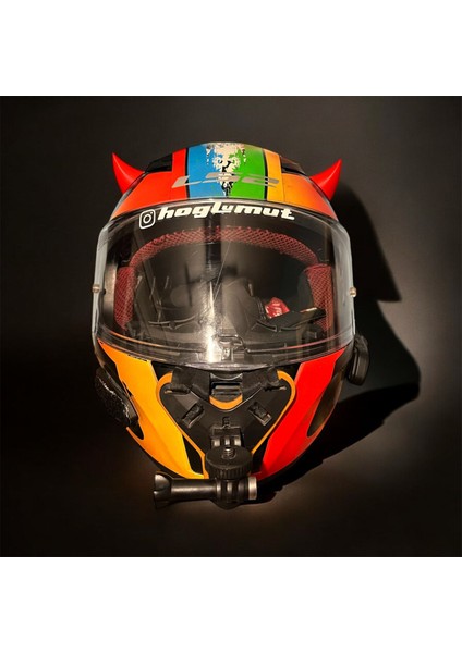 Motosiklet Kask Boynuzu Kırmızı 1 Adet fırsatları