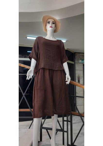 Italyan Müslin Keteni Üstü File Bluzlu Astarlı Tek Parça Elbise fiyatları