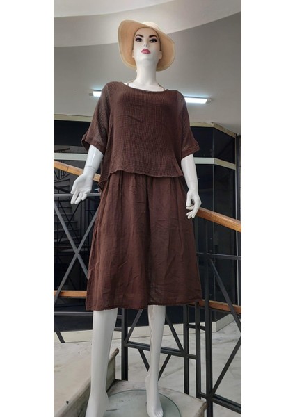 Italyan Müslin Keteni Üstü File Bluzlu Astarlı Tek Parça Elbise modelleri