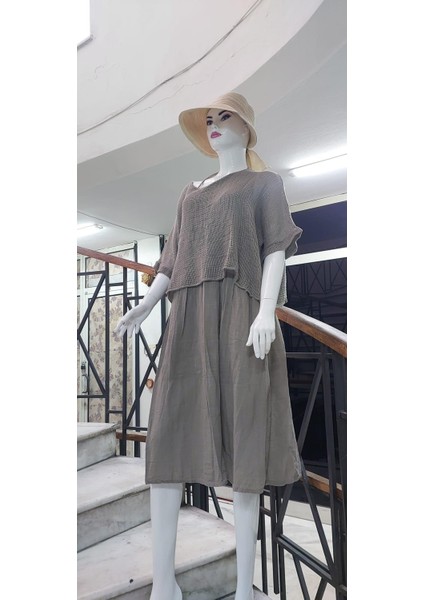 Italyan Müslin Keteni Üstü File Bluzlu Astarlı Tek Parça Elbise modelleri