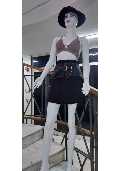 Boho Antik Tokalı Zımbalı Hakiki Deri Kemer (80 Cm-95 Cm) fiyatları