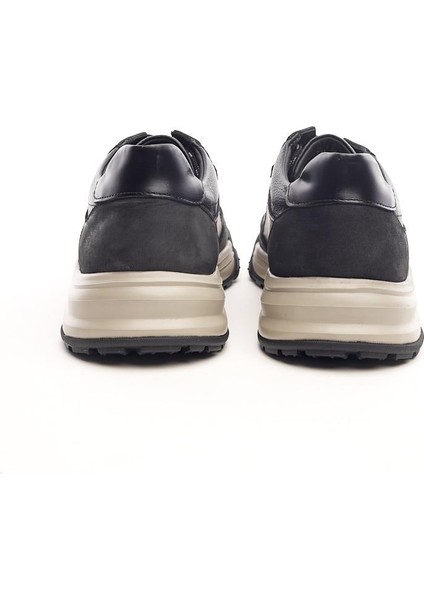 Bağcıklı Deri Erkek Sneaker