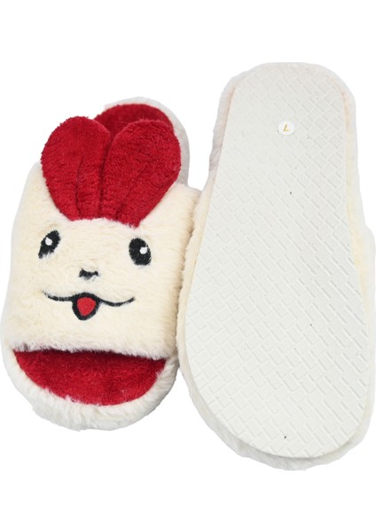 Eva Taban Comfortline Kaydırmaz Halı Terliği Kürklü Sevimli Tavşan Figürlü Üşümeyen Ayaklar Kadın Terlik indirimleri