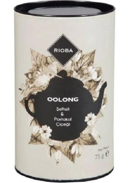 2'li Set Rıoba Portakal Kabuğu & Vanilya Çay ve Rioba Oolong Şeftali & Portakal Çiçeği Bitki Çayı 75 gr