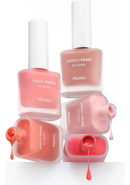 Meyve Kokulu Doğal Görünümlü Likit Allık 9g. Apıeu Juicy-Pang Water Blusher (PK02) fırsatları